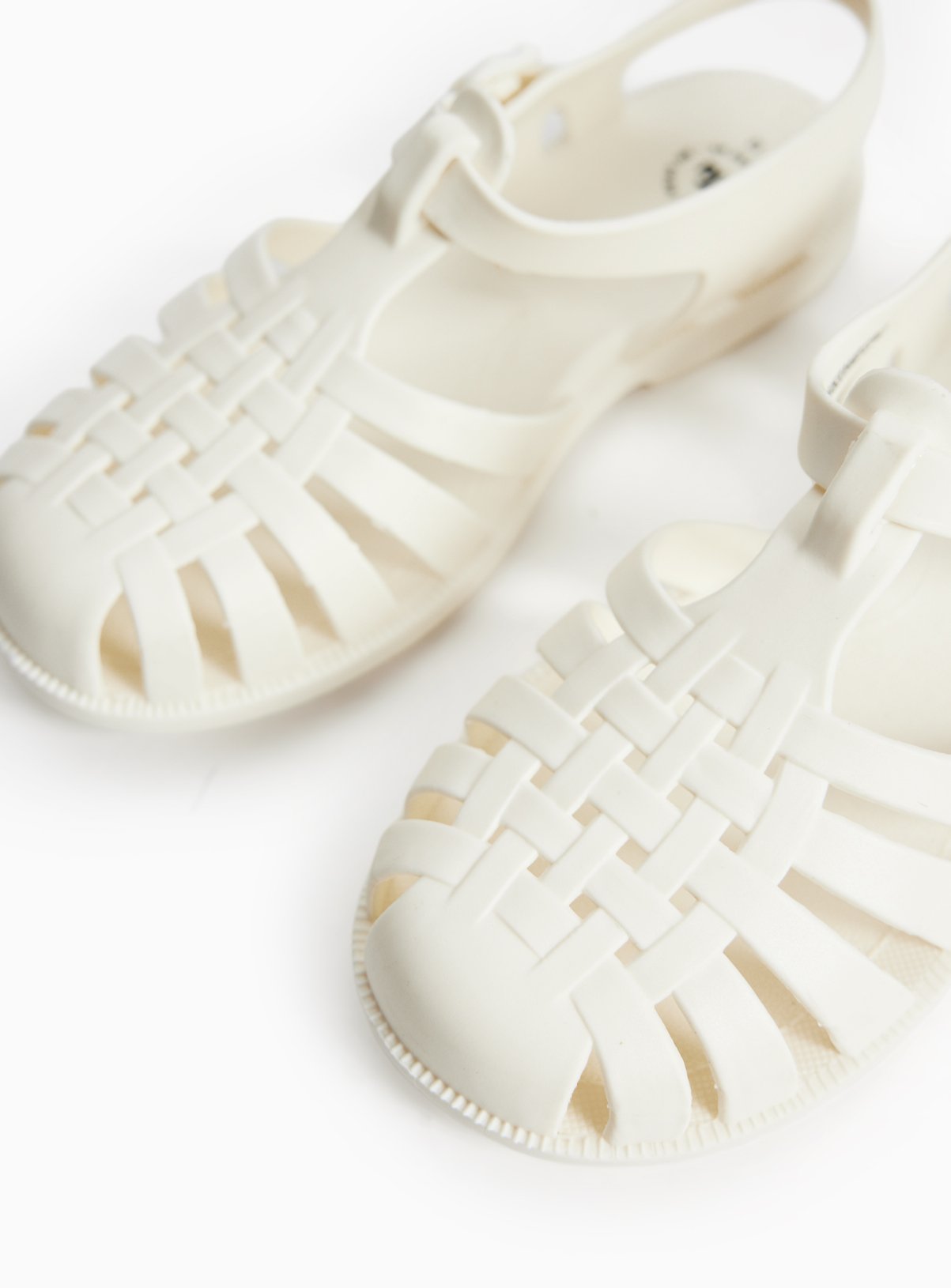 Cream Heeled Jelly Sandals 12 Infant - Image 2 thumbnail