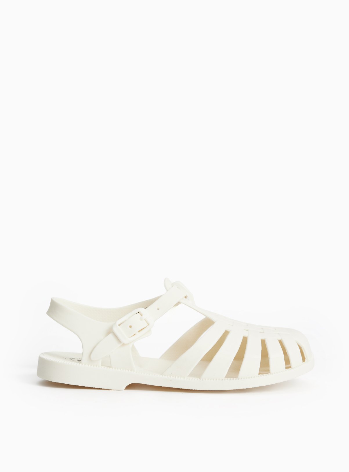 Cream Heeled Jelly Sandals 12 Infant - Image 3 thumbnail