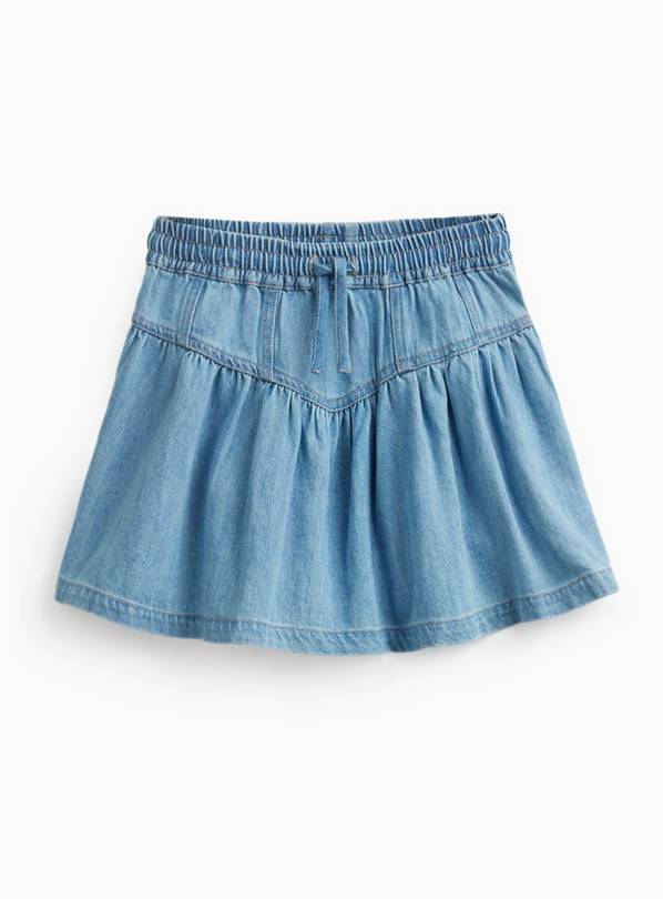 Blue A-Line Denim Skirt 1-2 years
