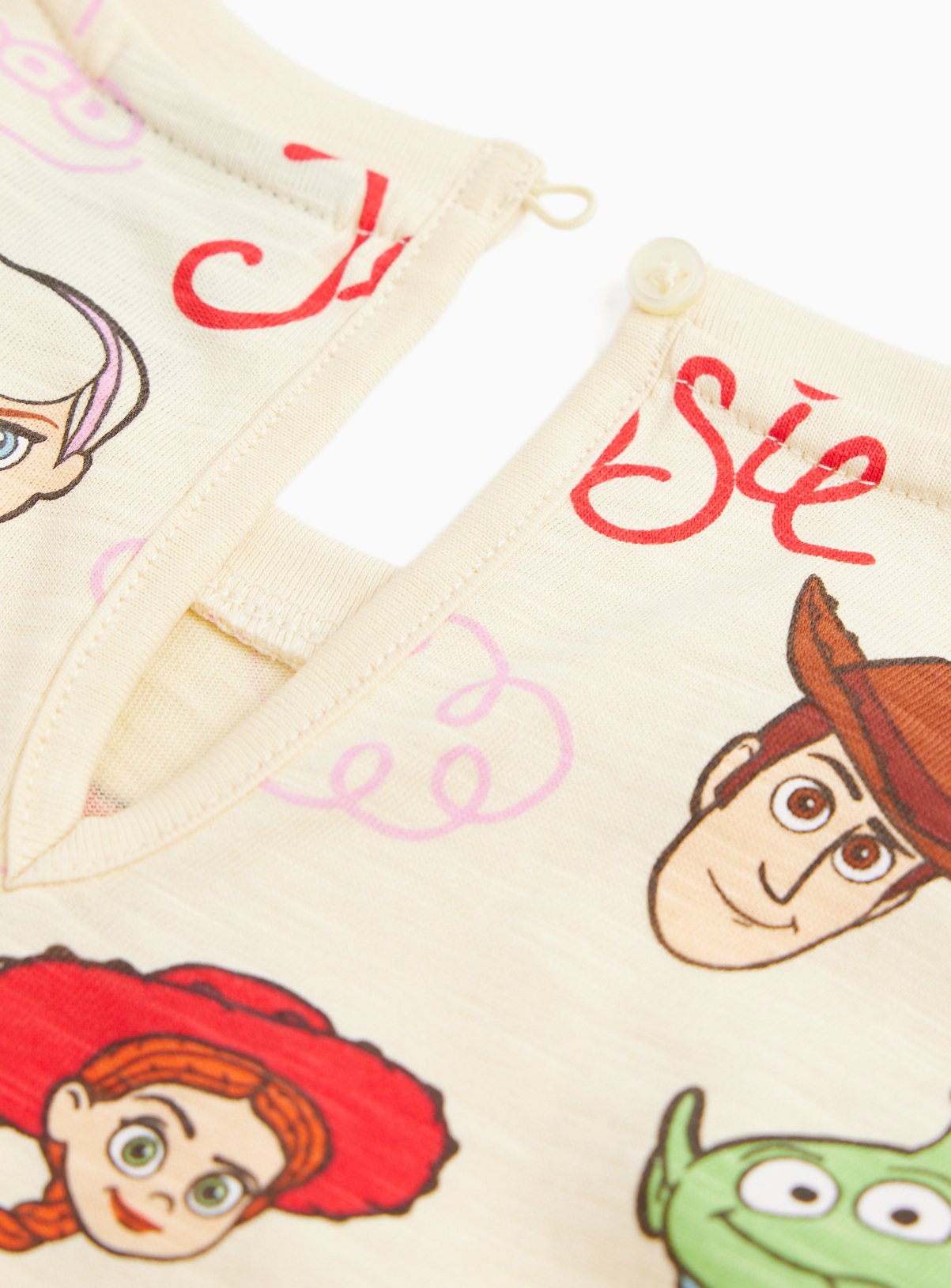 Yellow Toy Story Print Short Sleeve Playsuit 3-4 years - Image 2 thumbnail