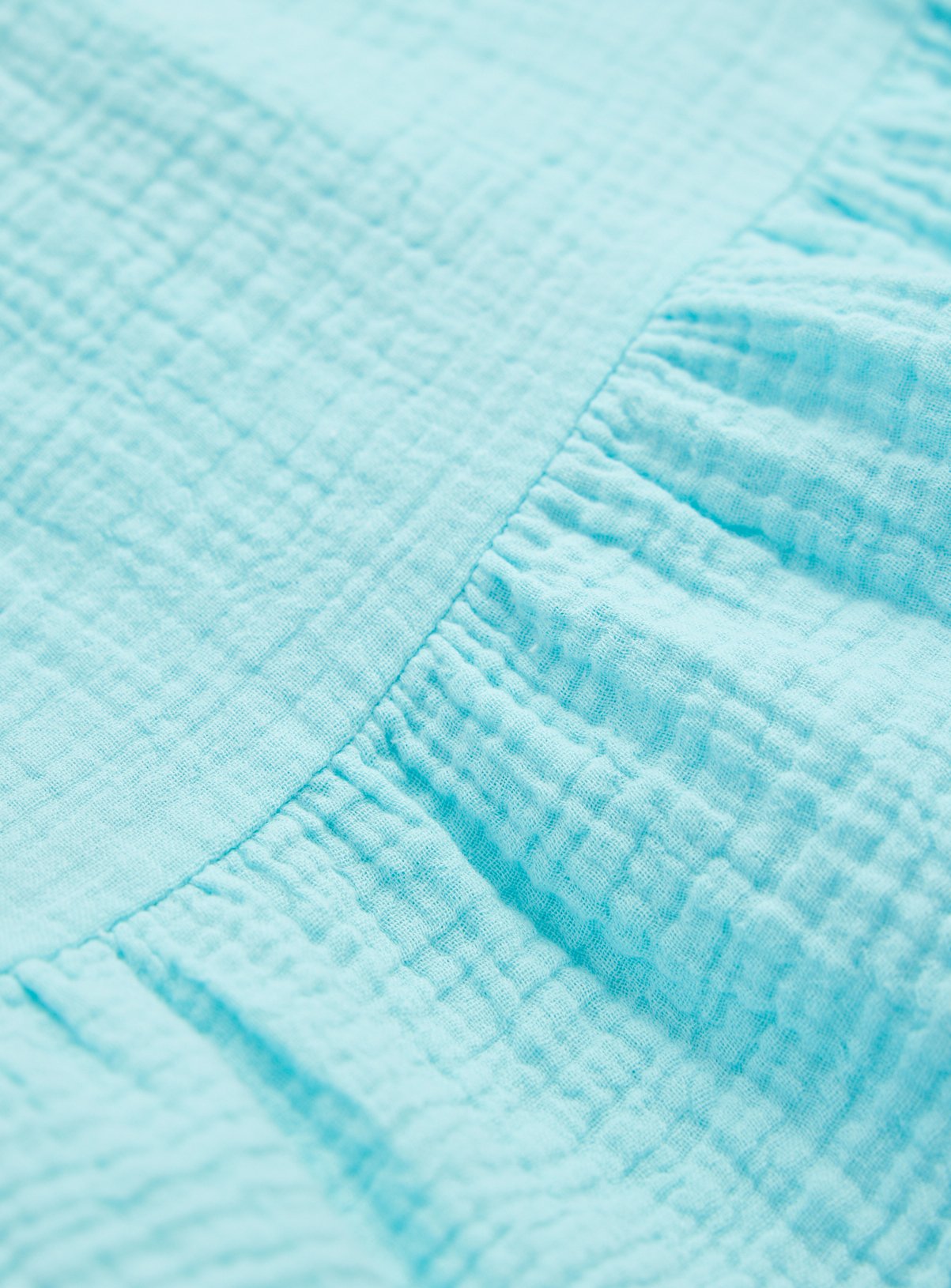 Blue Double Cloth Sleeveless A Line Dress 2-3 years - Image 2 thumbnail