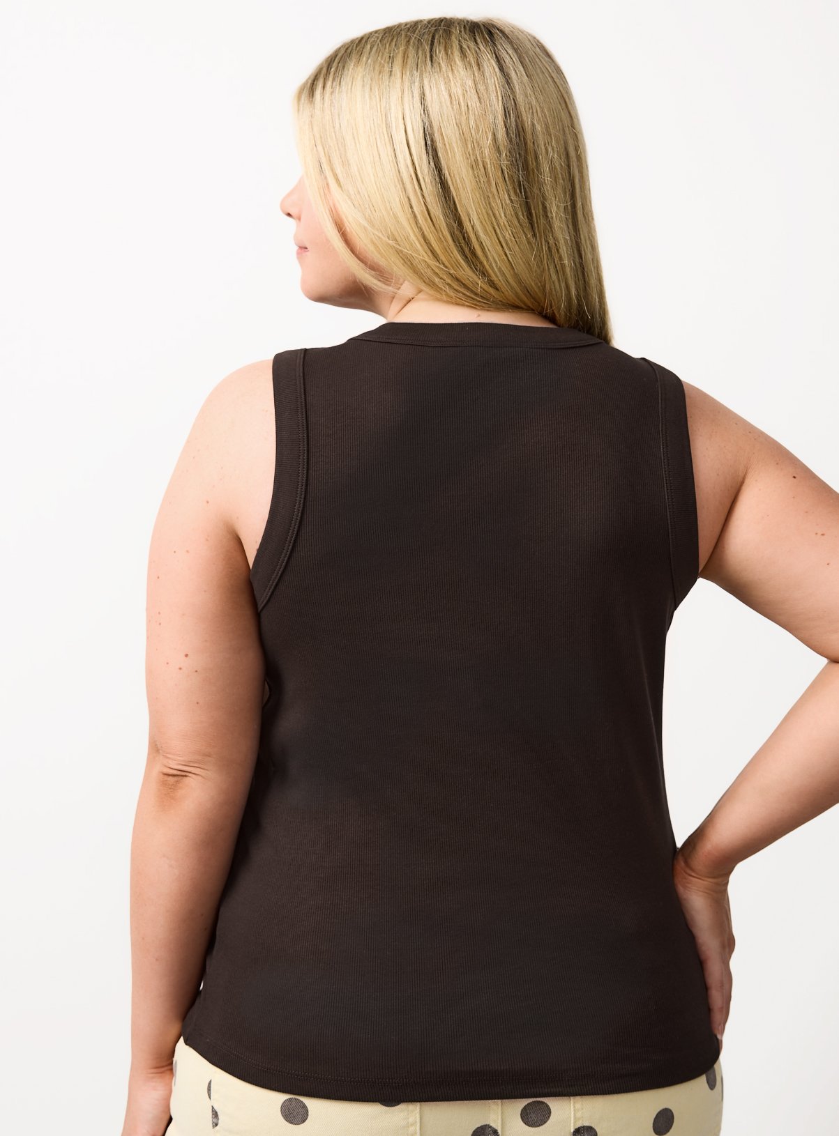 Brown Ribbed Classic Vests 2 Pack 14 - Image 6 thumbnail