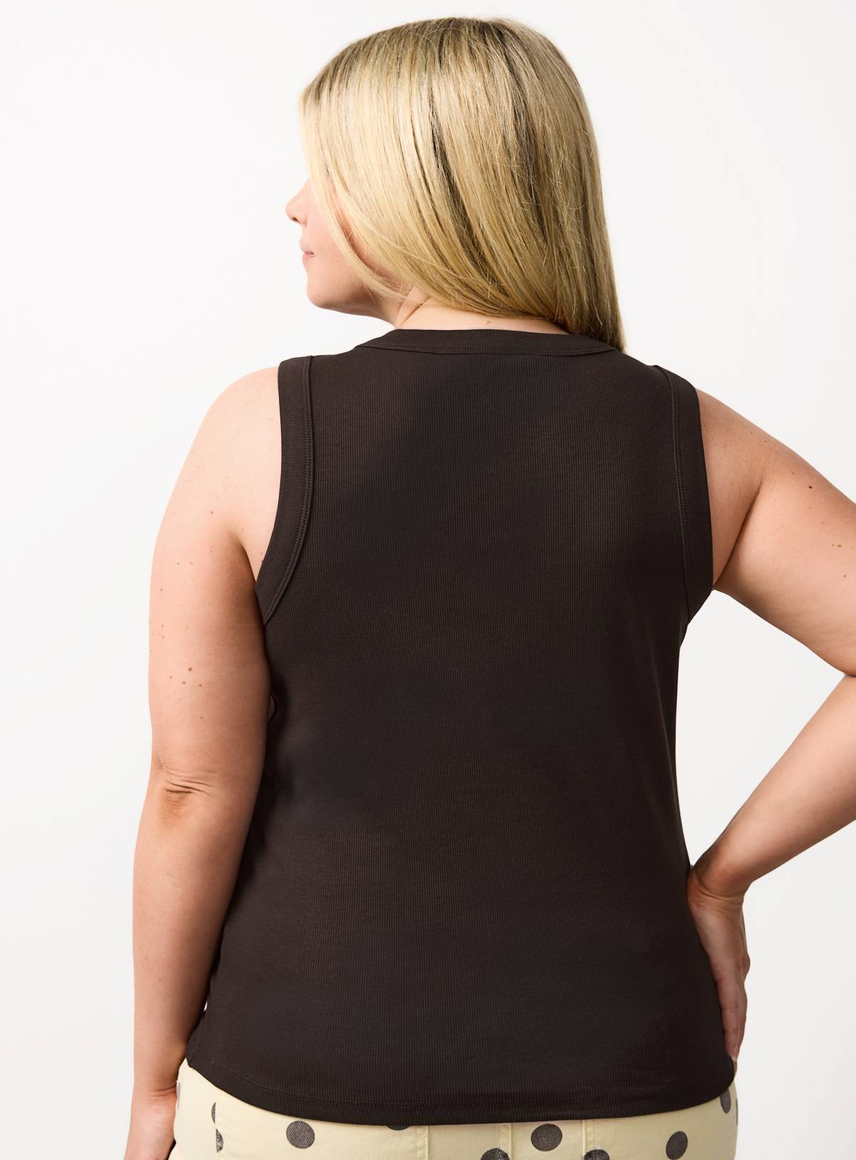 Brown Ribbed Classic Vests 2 Pack 14 - Image 6