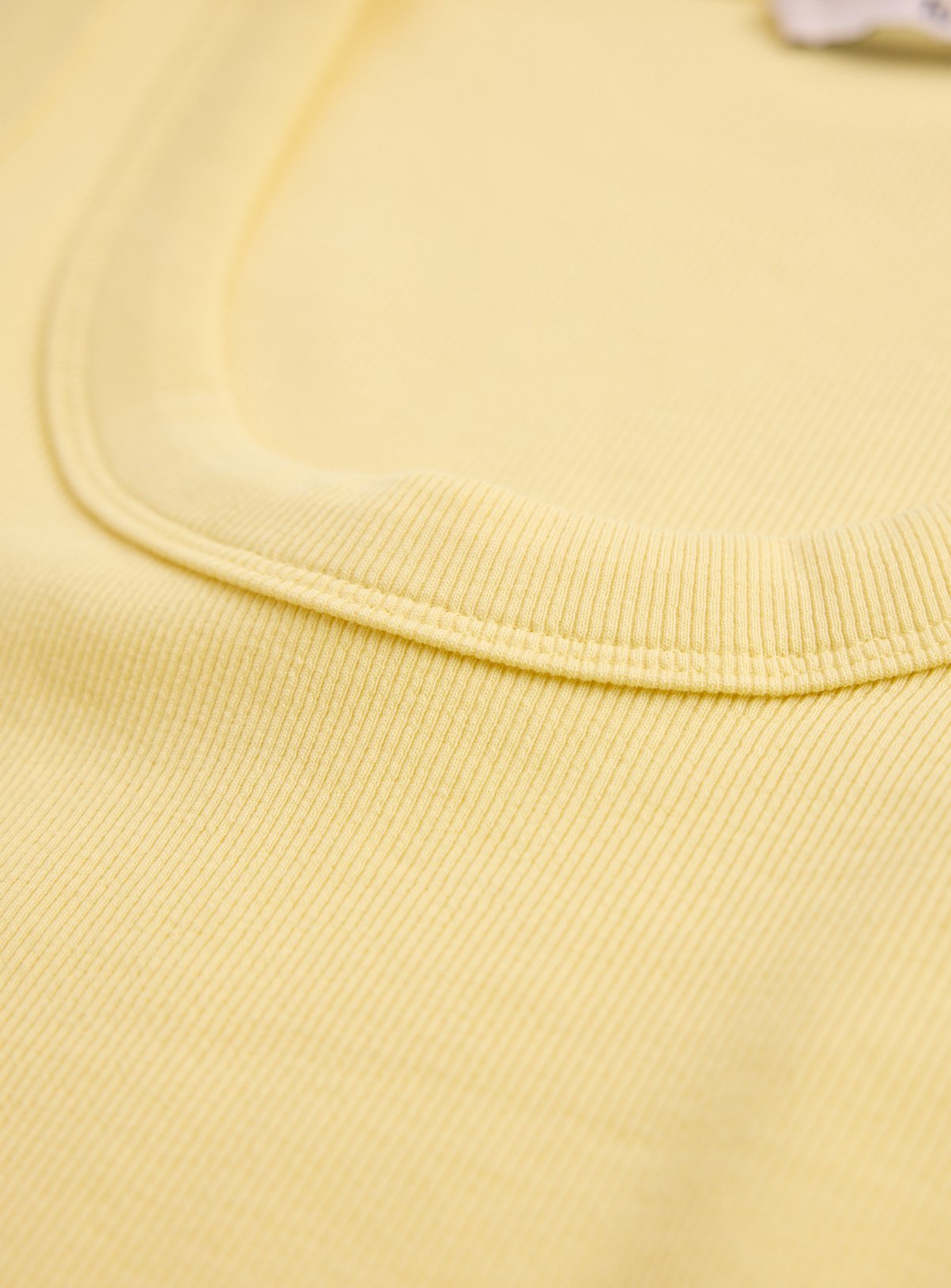Yellow Ribbed Classic Vests 2 Pack 16 - Image 5 thumbnail