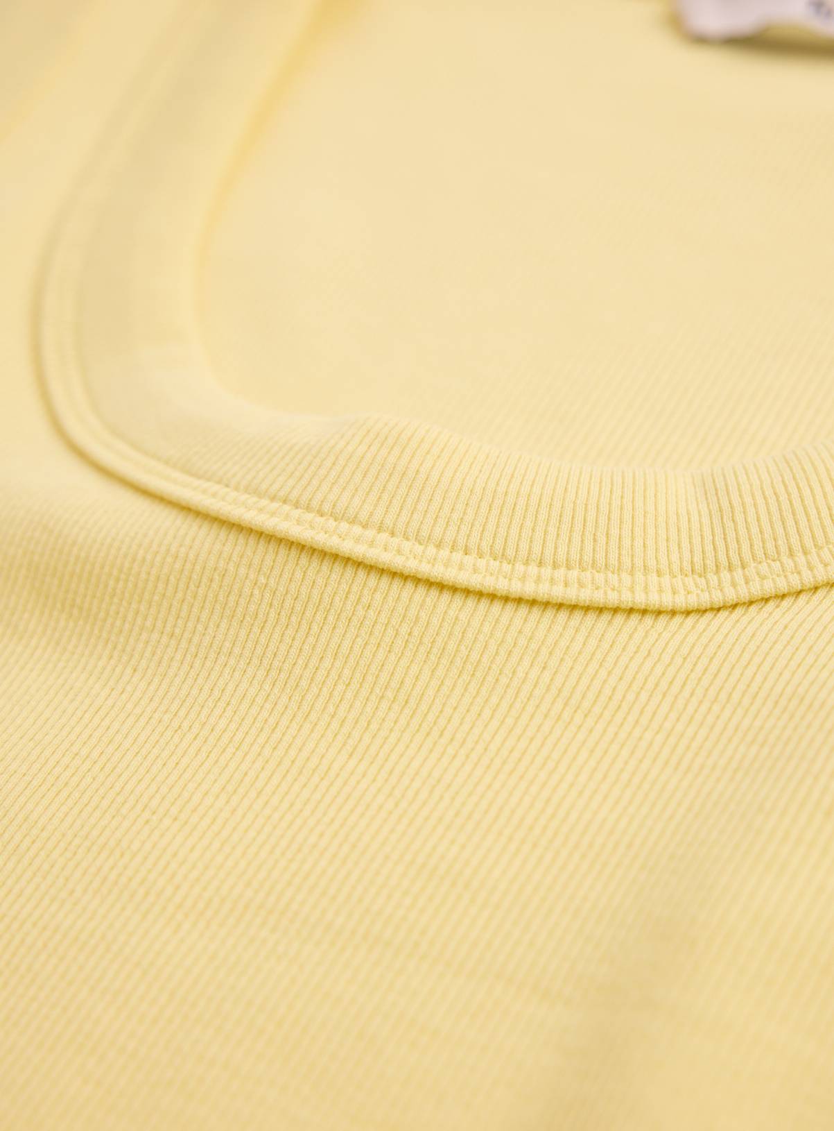 Yellow Ribbed Classic Vests 2 Pack 16 - Image 5