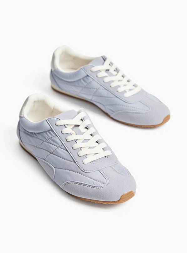 Blue Nylon Trainers 8