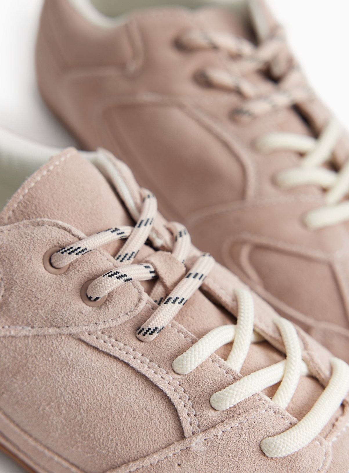 Pink Contrast Lace Trainers 6 - Image 4 thumbnail
