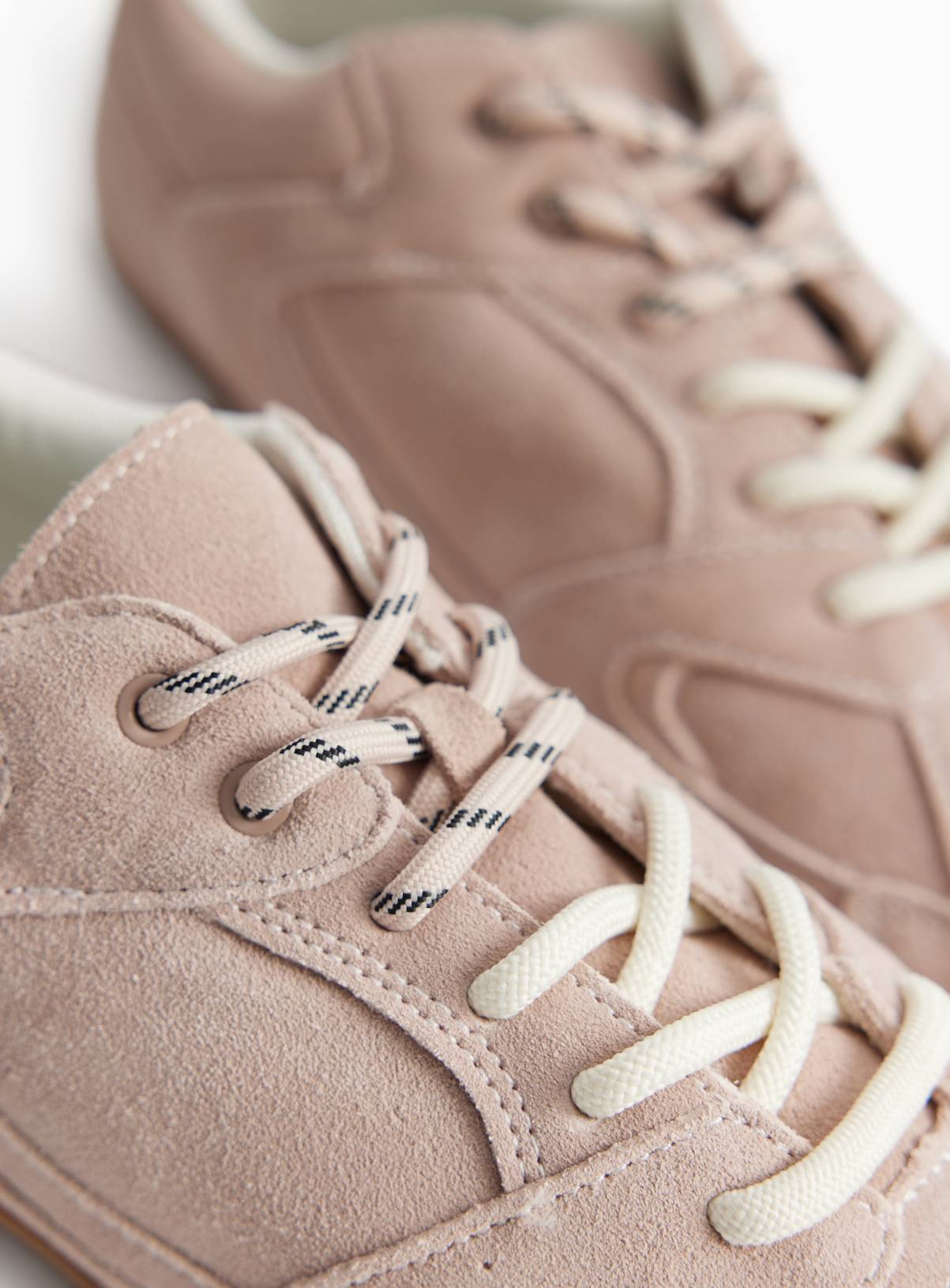 Pink Contrast Lace Trainers 6 - Image 4