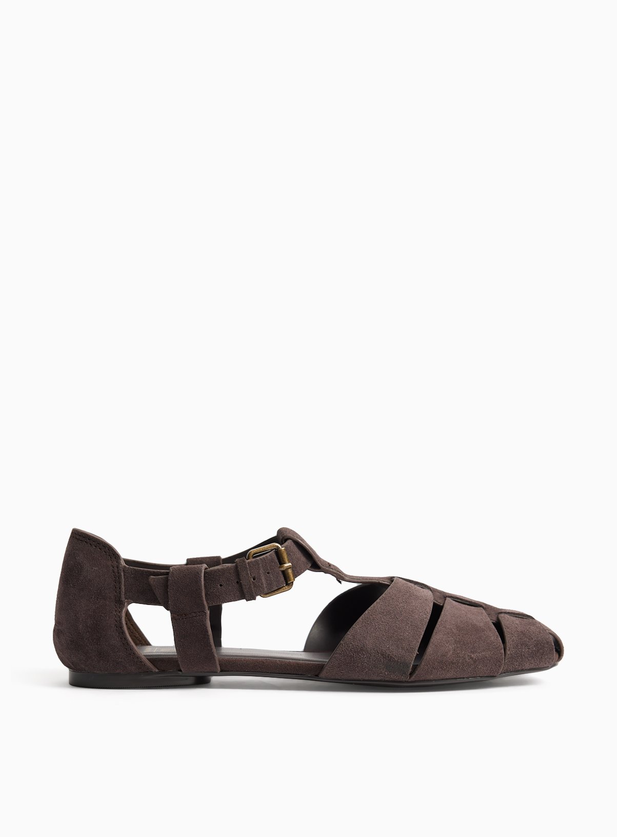 Brown Suede Fisherman Sandals 8 - Image 2 thumbnail