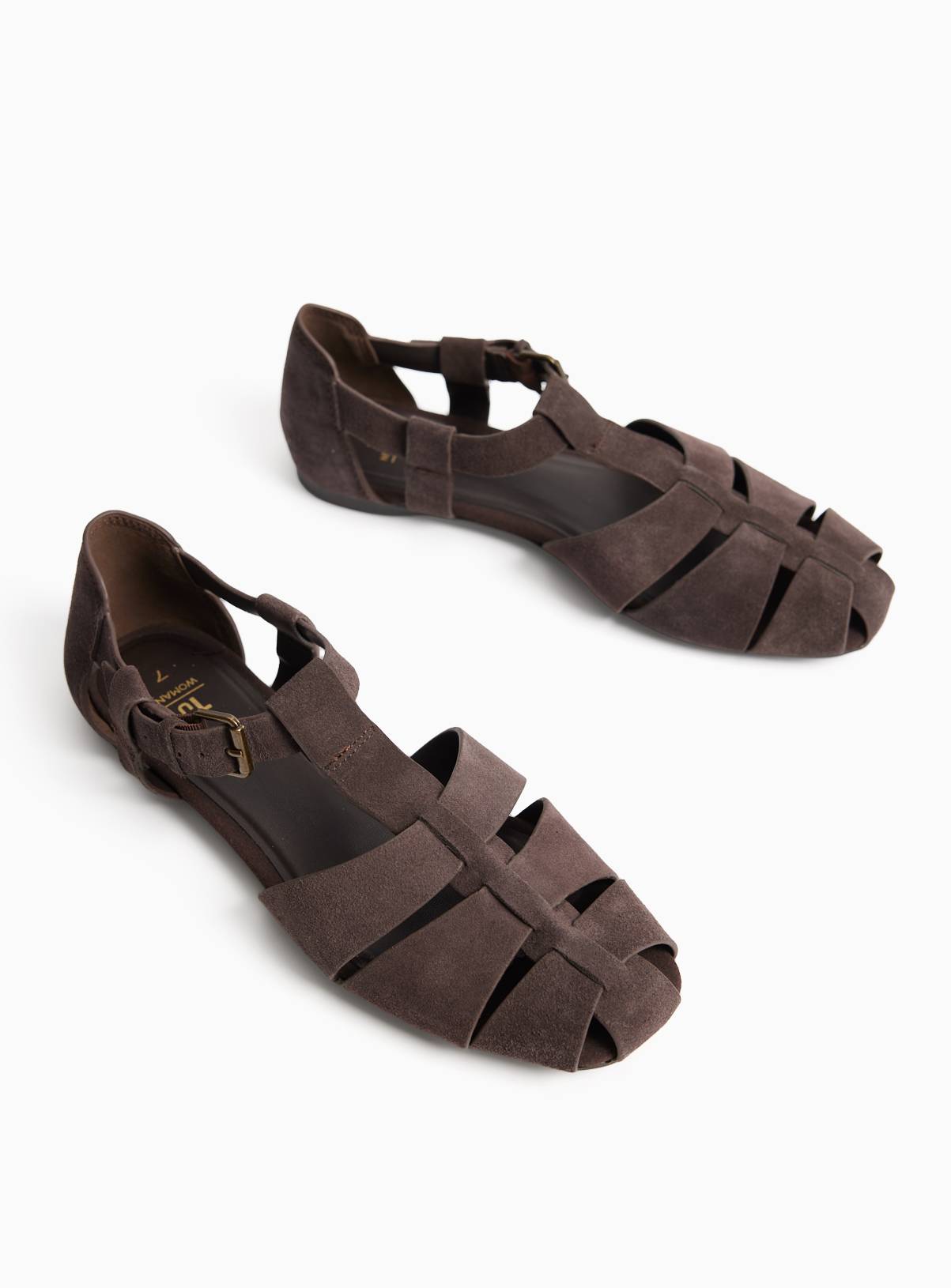 Brown Suede Fisherman Sandals 8 - Image 3