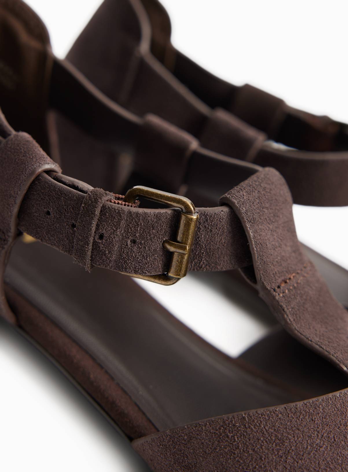 Brown Suede Fisherman Sandals 8 - Image 4