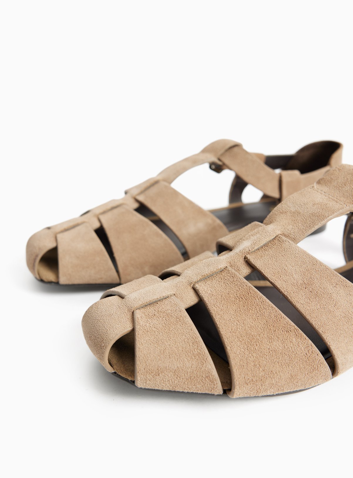 Neutral Suede Fisherman Sandals 5 - Image 2 thumbnail