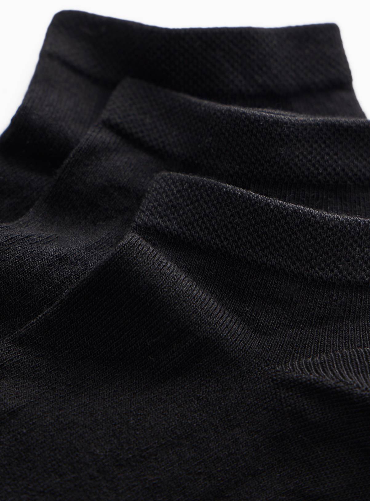 Black Supersoft Trainer Socks 5 Pack 6-8.5 - Image 2