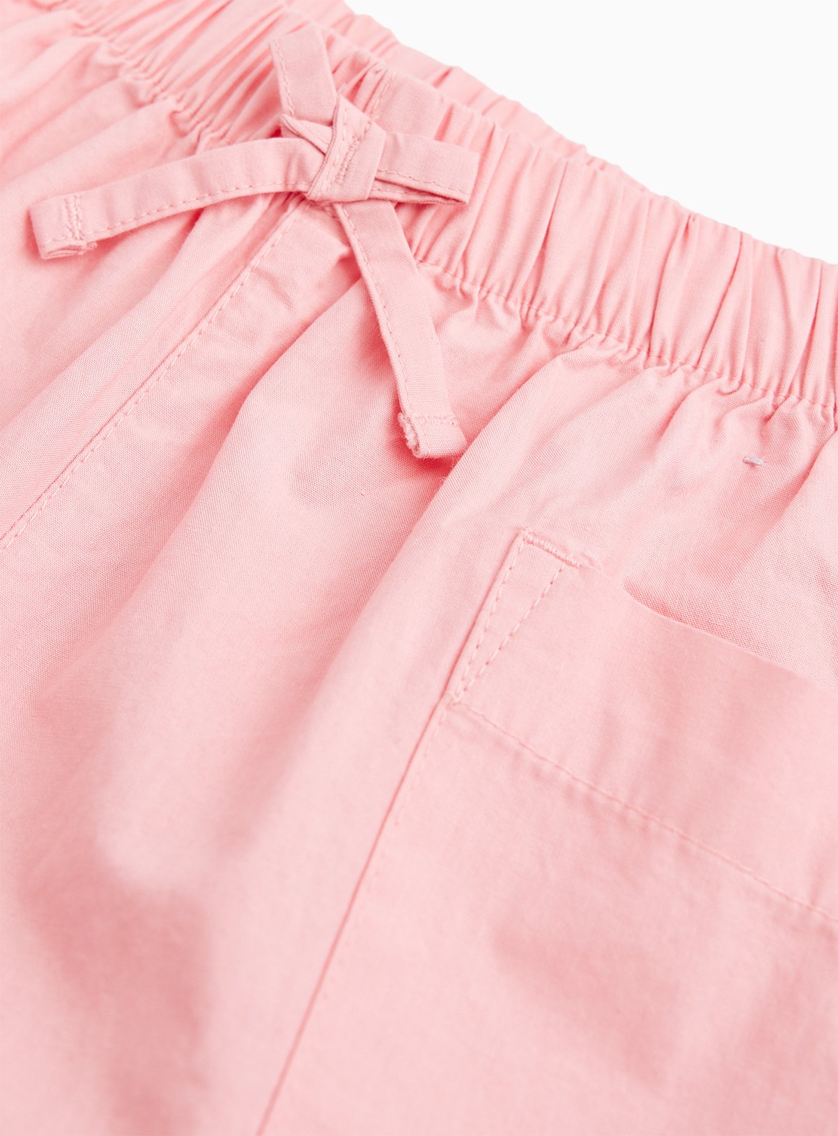 Pink Poplin Woven Cargo Trousers 2-3 years - Image 2 thumbnail