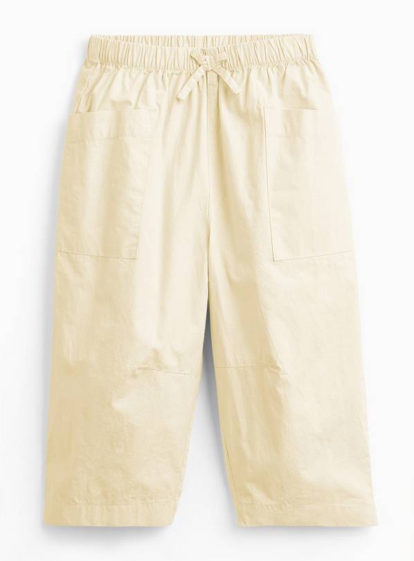 Yellow Poplin Woven Cargo Trousers 2-3 years