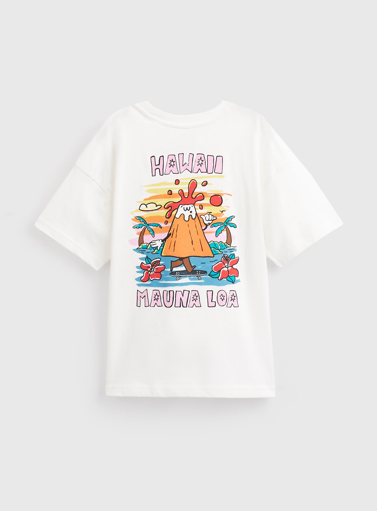 White Hawaii Graphic T-Shirt 8 years - Image 2 thumbnail