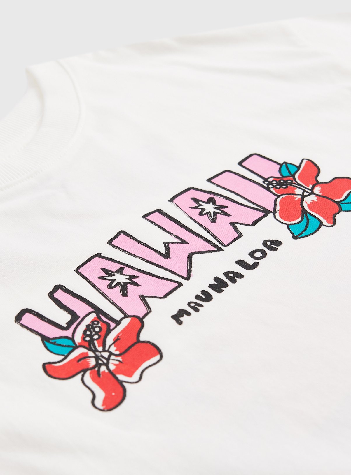 White Hawaii Graphic T-Shirt 8 years - Image 3 thumbnail