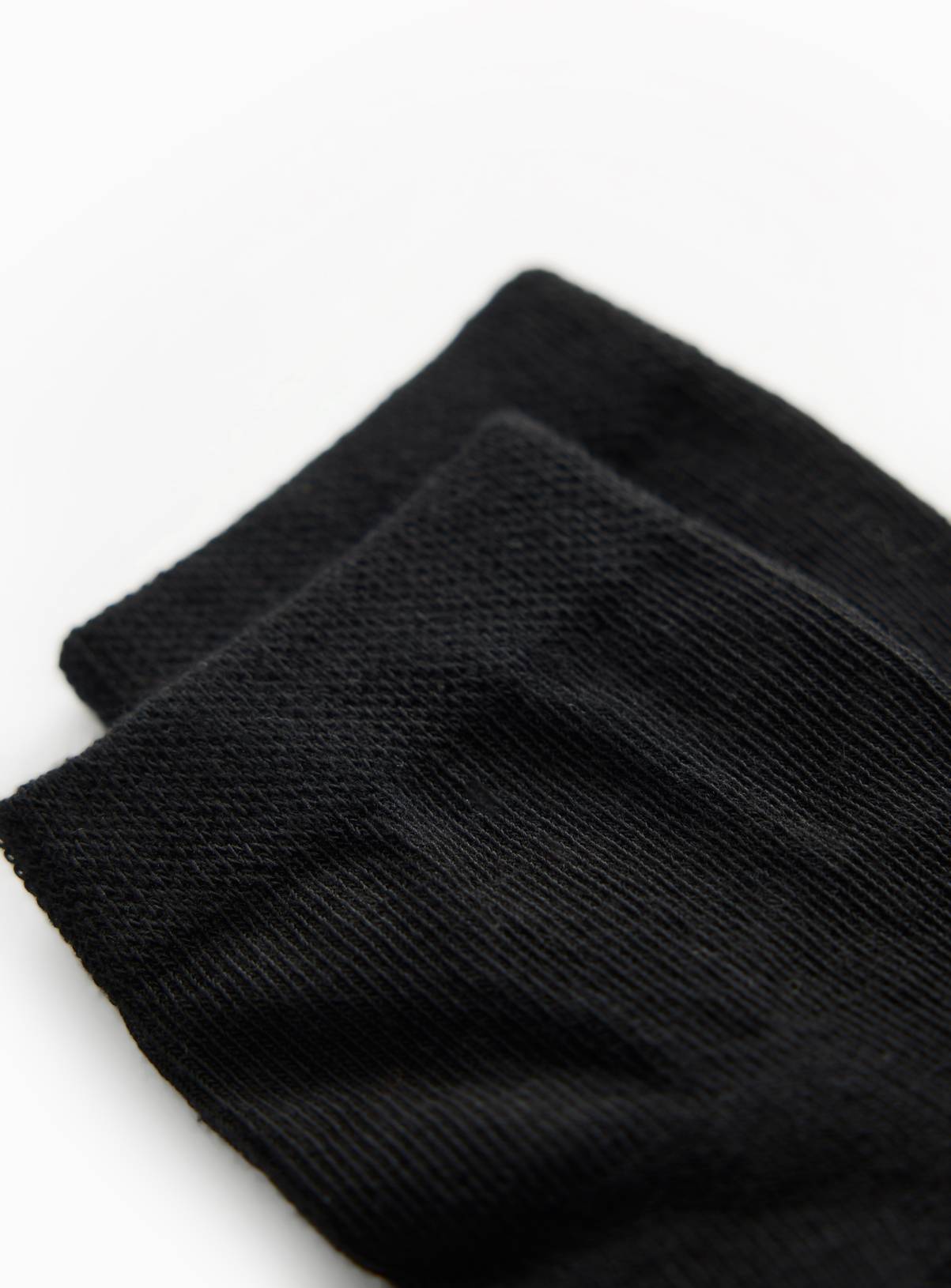 Black Cushion Sole Ankle Socks 4 Pack 4-6.5 - Image 2