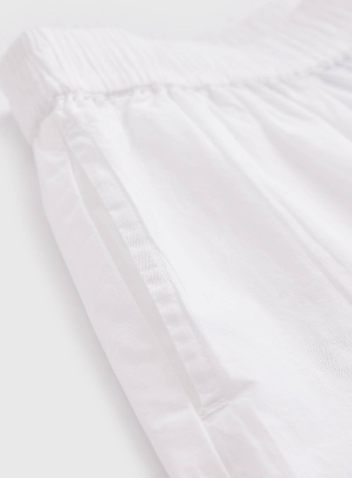 White Poplin Wide Leg Trousers 5 years - Image 2
