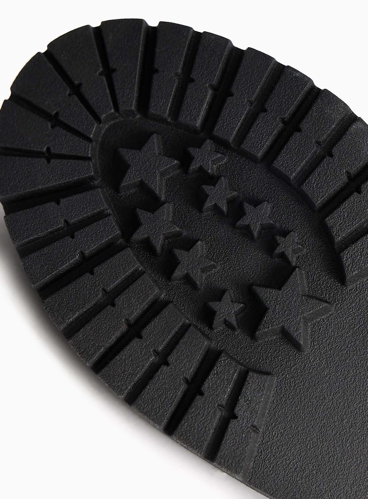 Black Coated Leather Heart Detail Chunky Loafers 11 Infant - Image 4 thumbnail