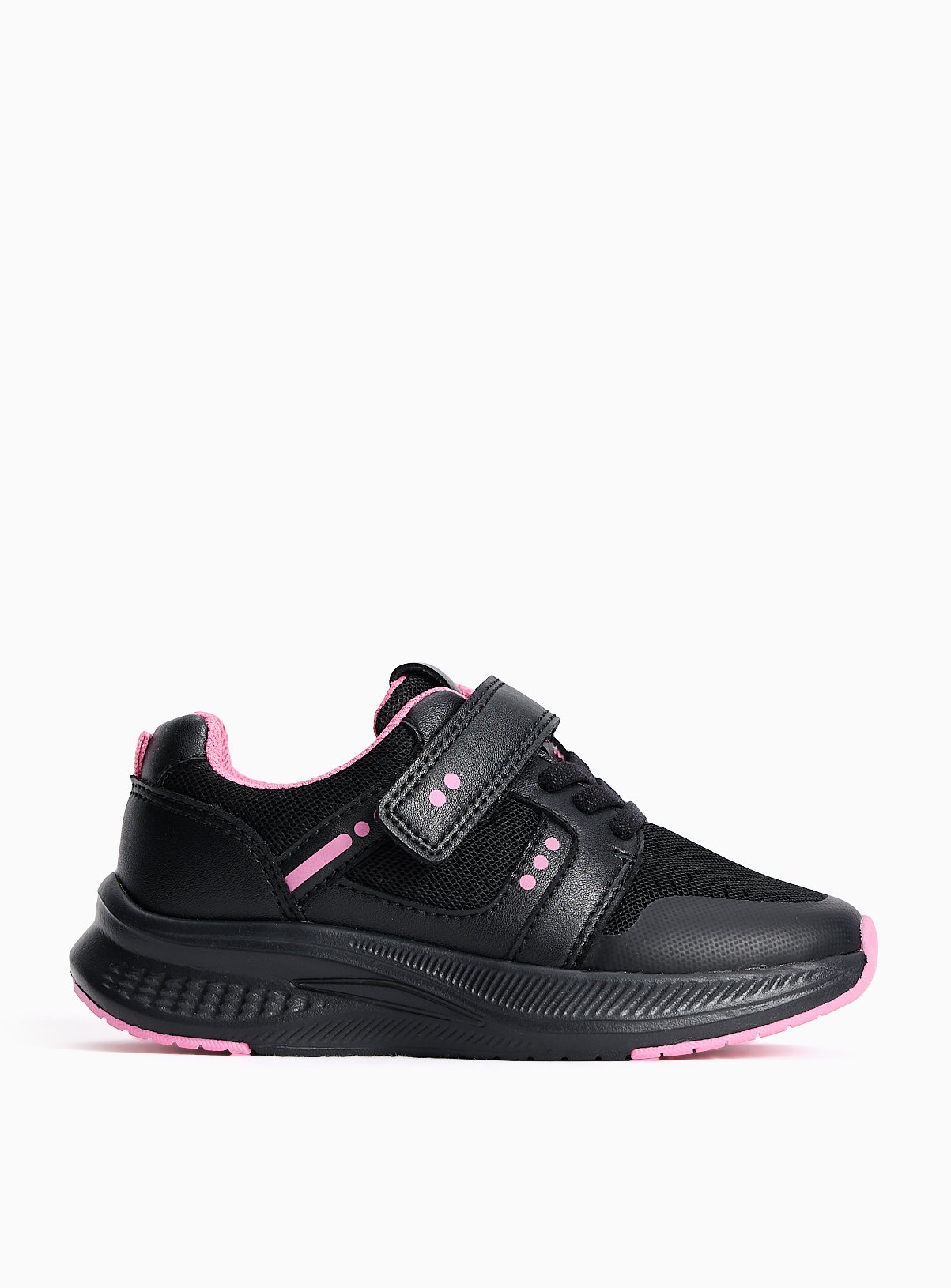 Black & Pink Sports School Trainers 3 - Image 3 thumbnail