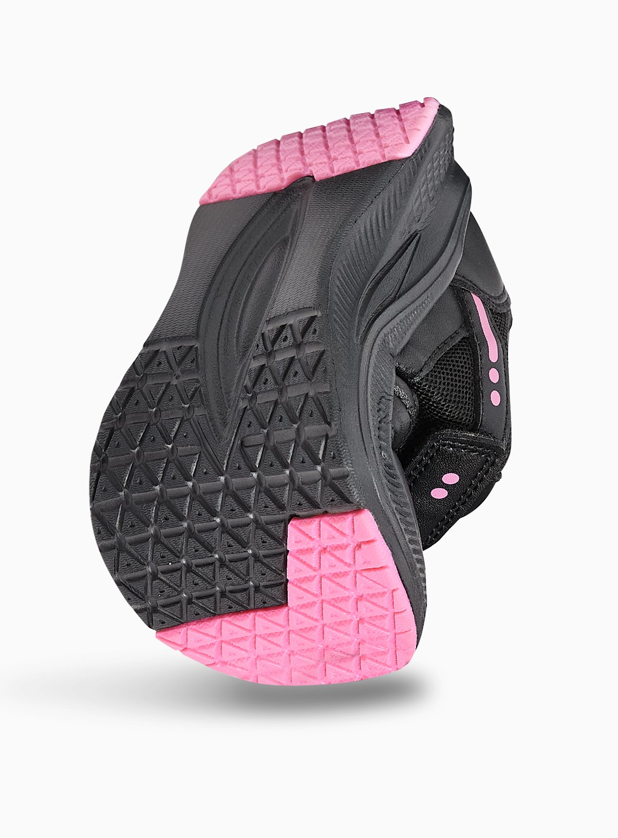 Black & Pink Sports Dual Fit School Trainers 8 Infant - Image 2 thumbnail