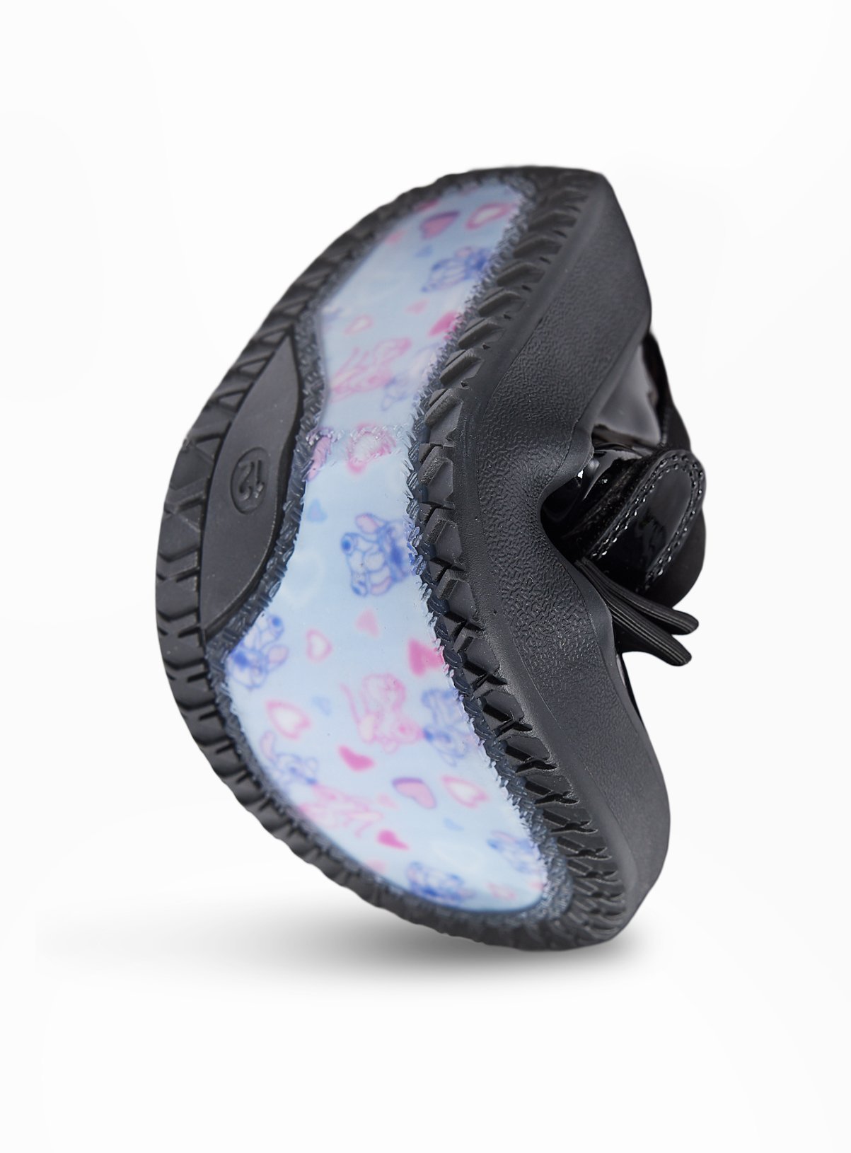Black Lilo & Stitch Mary Jane School Shoes 12 Infant - Image 2 thumbnail