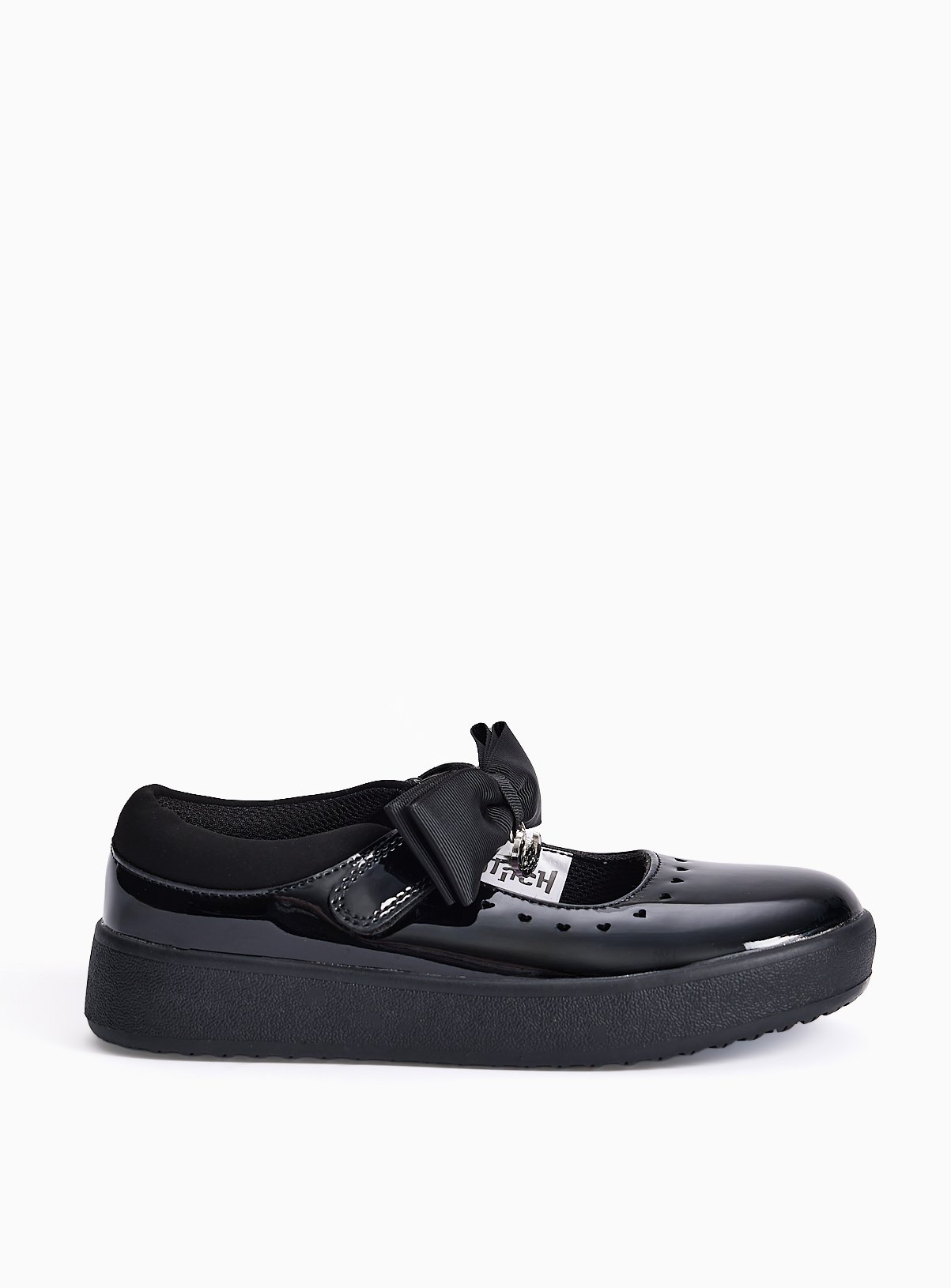 Black Lilo & Stitch Mary Jane School Shoes 12 Infant - Image 3 thumbnail