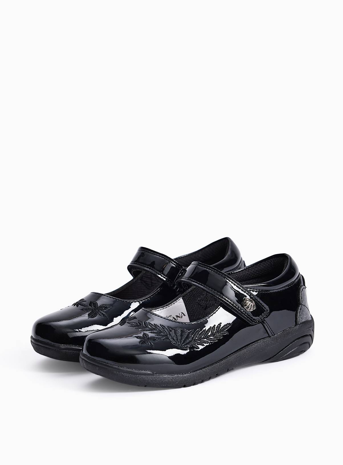 Black Disney Moana Mary Jane School Shoes 11 Infant - Image 1