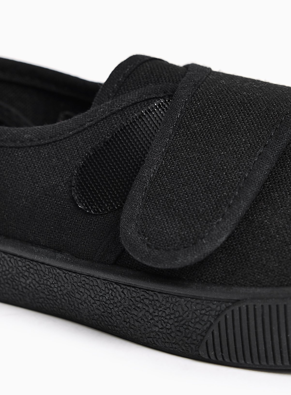 Black Plimsolls School Shoes 10 Infant - Image 4 thumbnail