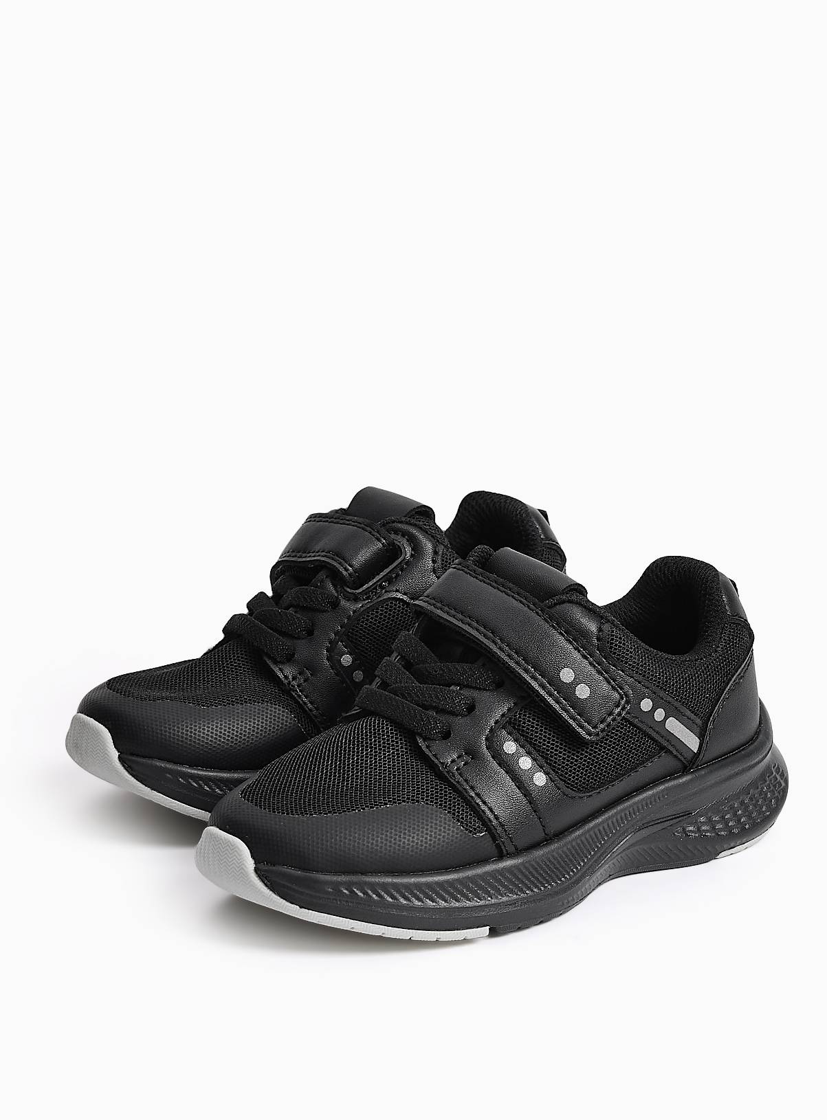 Black Sports Style Trainers 13 Infant - Image 1