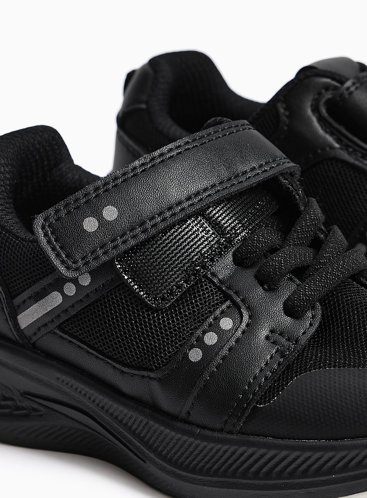 Black Sports Style Trainers 13 Infant - Image 4 thumbnail