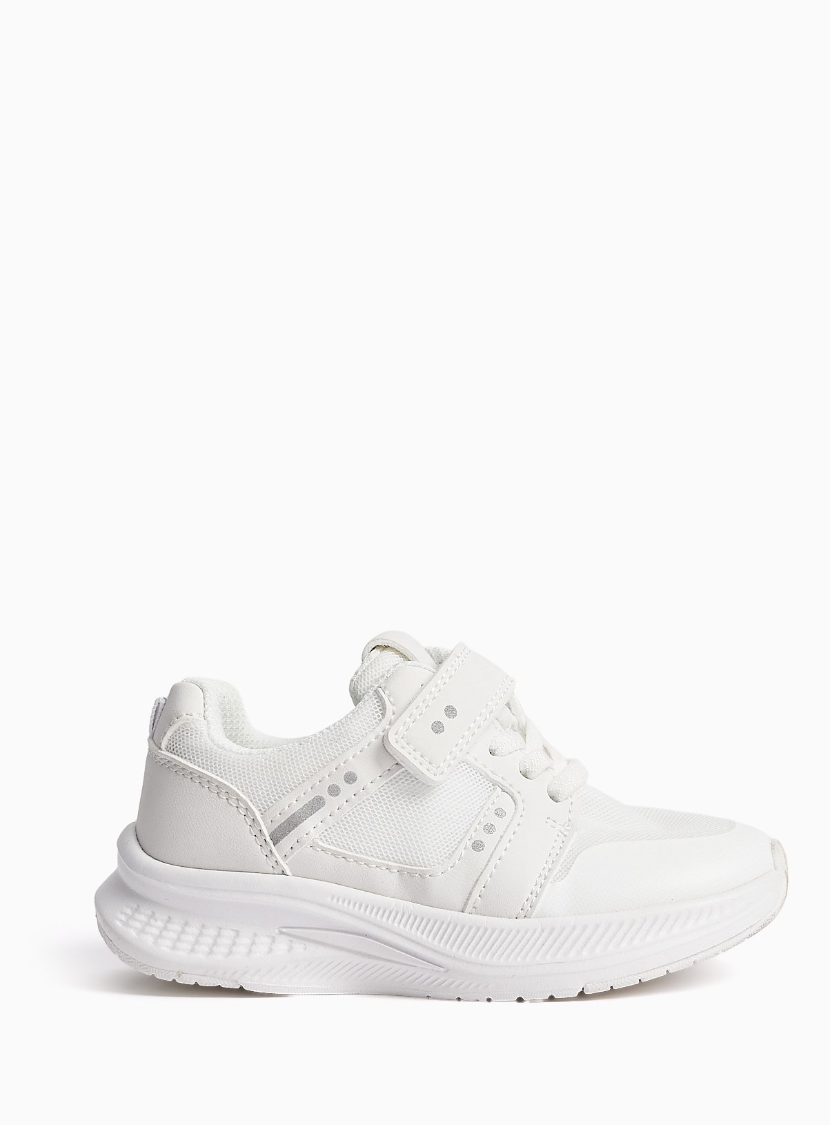 White Sports Style Trainers 9 Infant - Image 3 thumbnail