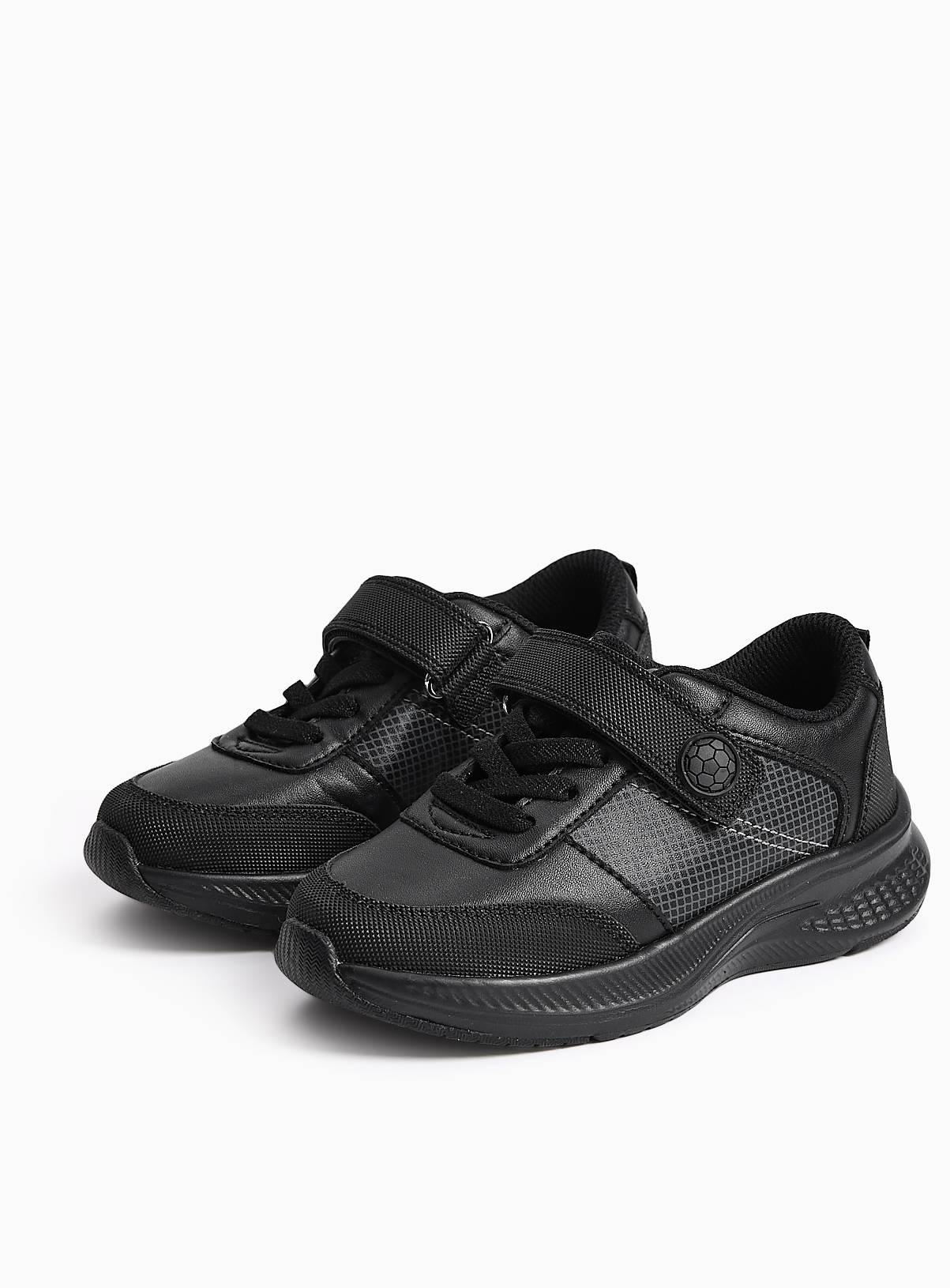 Black Football Motif Trainers 13 Infant - Image 1
