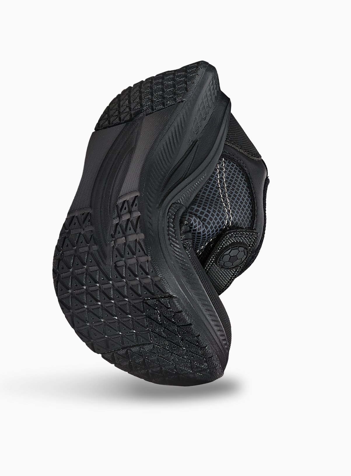 Black Football Motif Trainers 13 Infant - Image 2 thumbnail