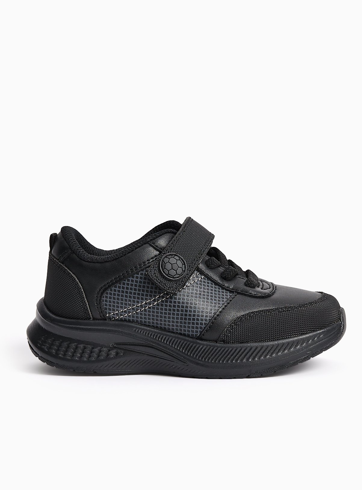 Black Football Motif Trainers 13 Infant - Image 3 thumbnail