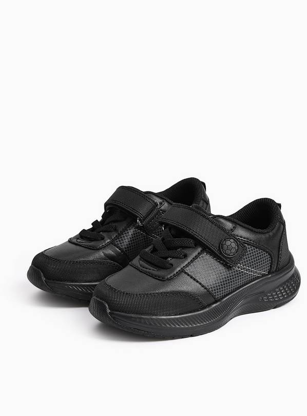 Black Football Motif Trainers 13 Infant
