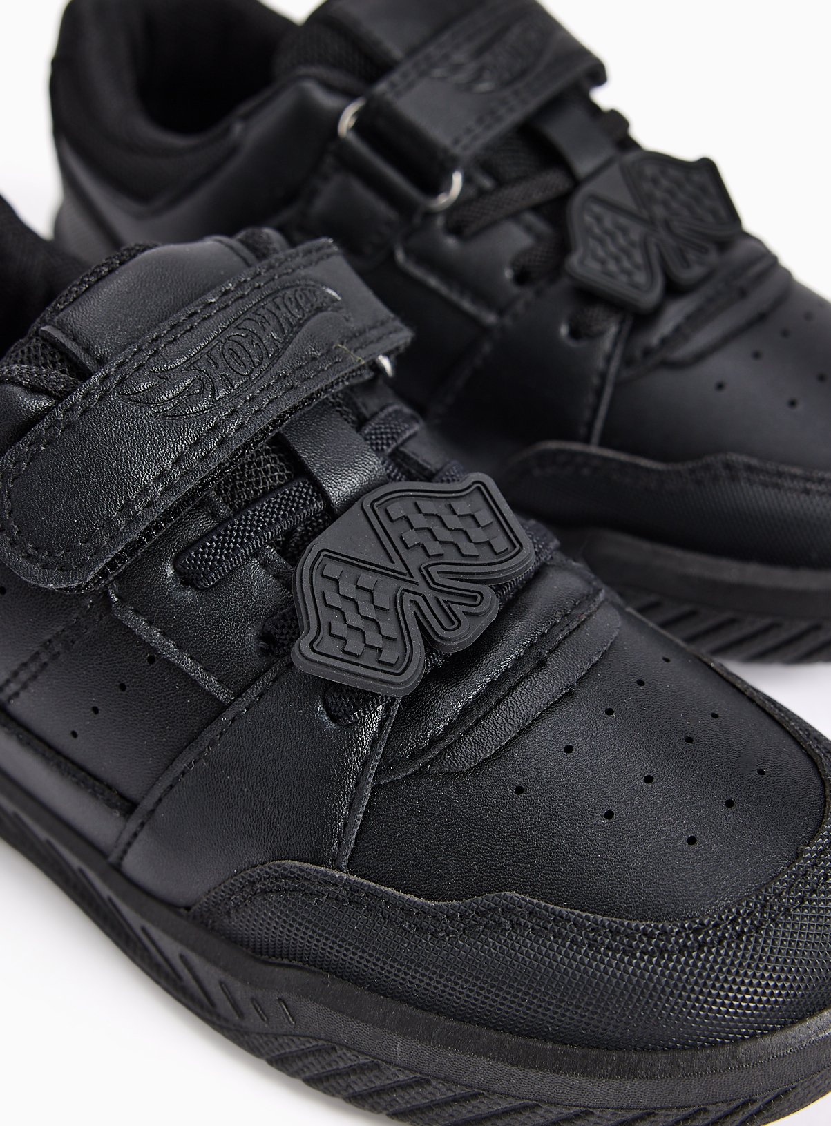 Black Hot Wheels School Shoes 11 Infant - Image 2 thumbnail