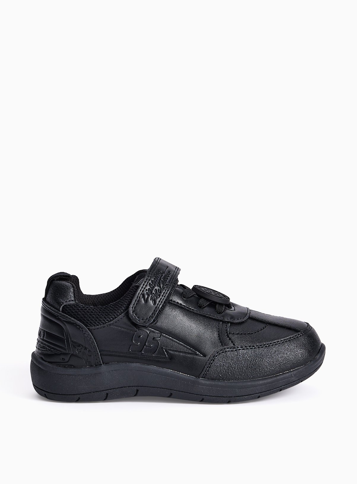 Black Cars Lightning McQueen School Shoes 9 Infant - Image 3 thumbnail