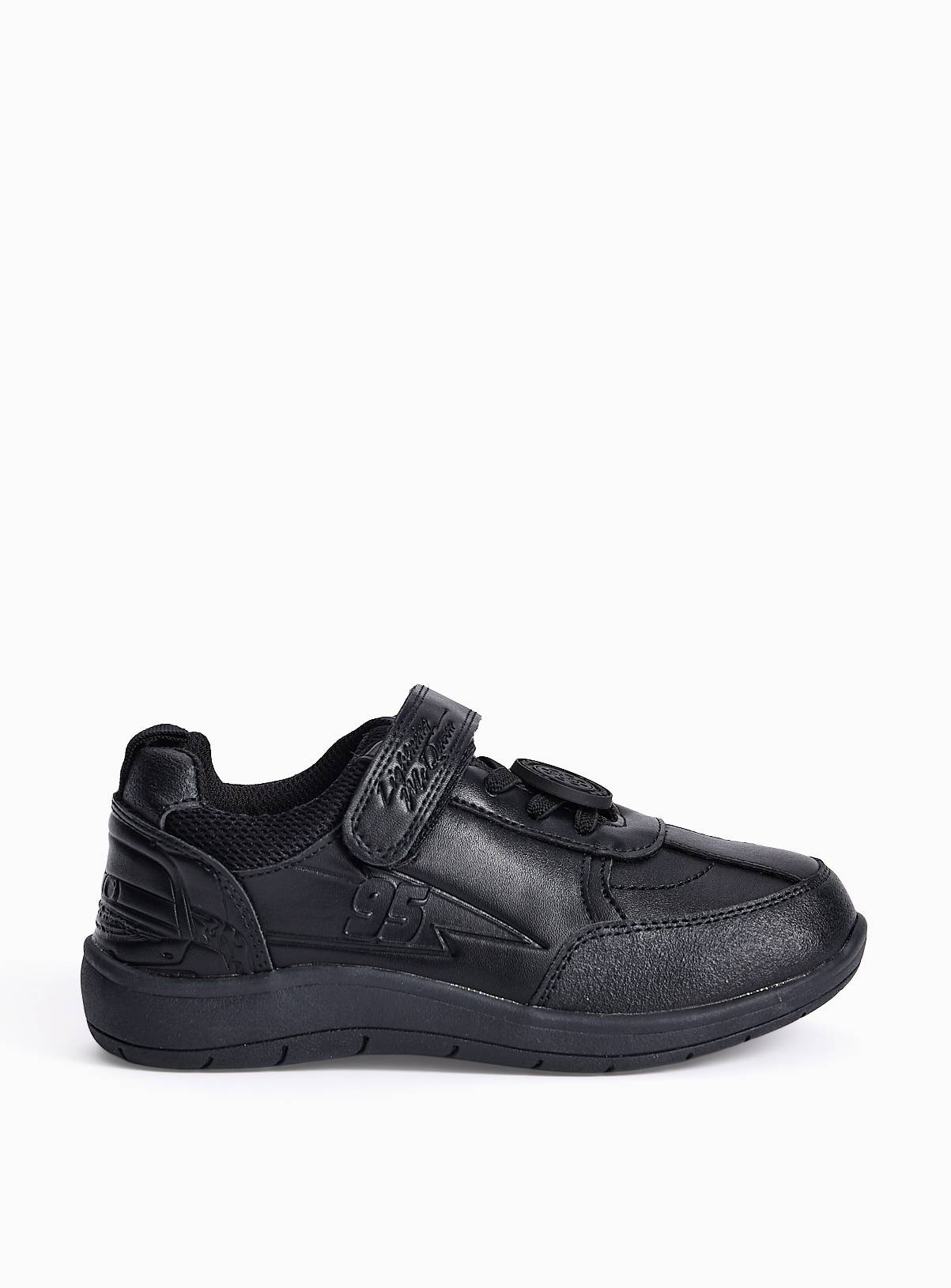 Black Cars Lightning McQueen School Shoes 9 Infant - Image 3
