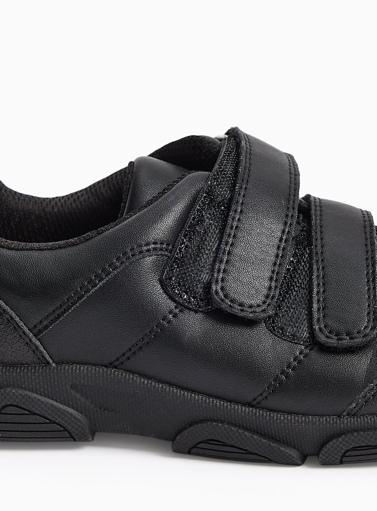 Black Twin Strap School Shoes 11 Infant - Image 4 thumbnail