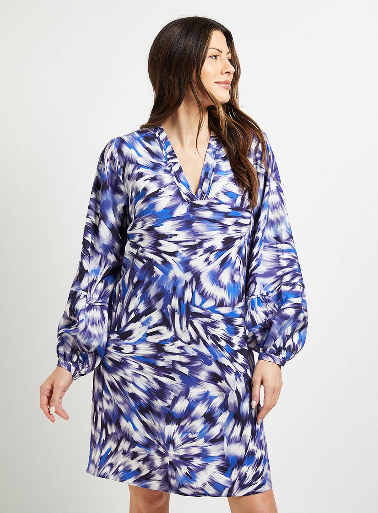WALLIS Viscose Seam Detail Collarless Shift Dress 22 - Image 1