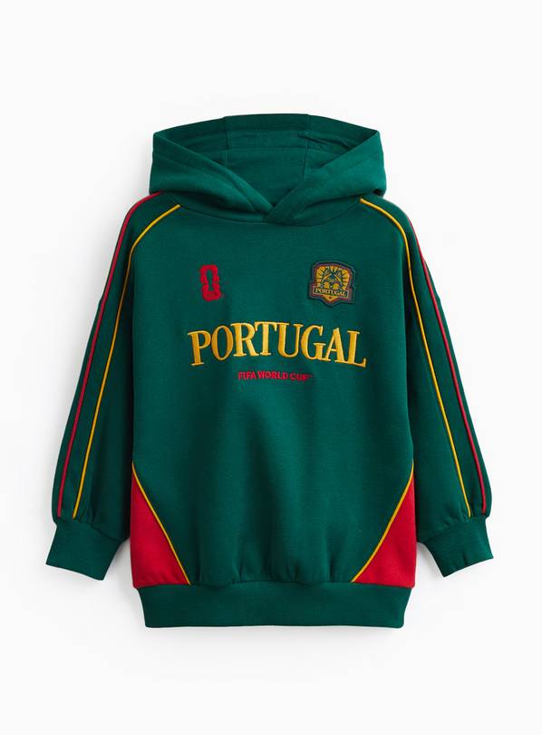 Green Official FIFA Portugal Graphic Hoodie 12 years
