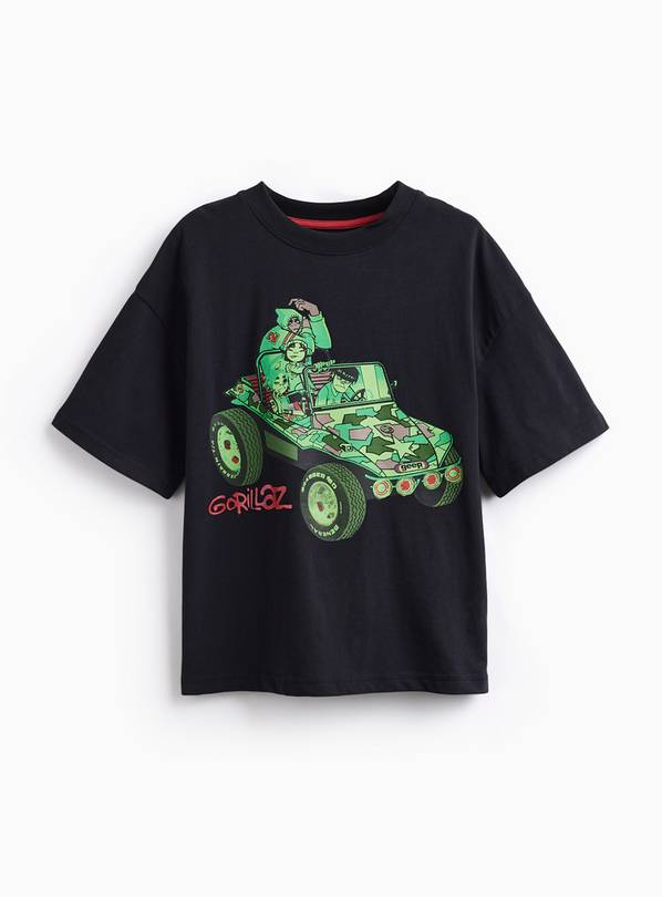 Black Gorillaz Graphic T-Shirt 14 years