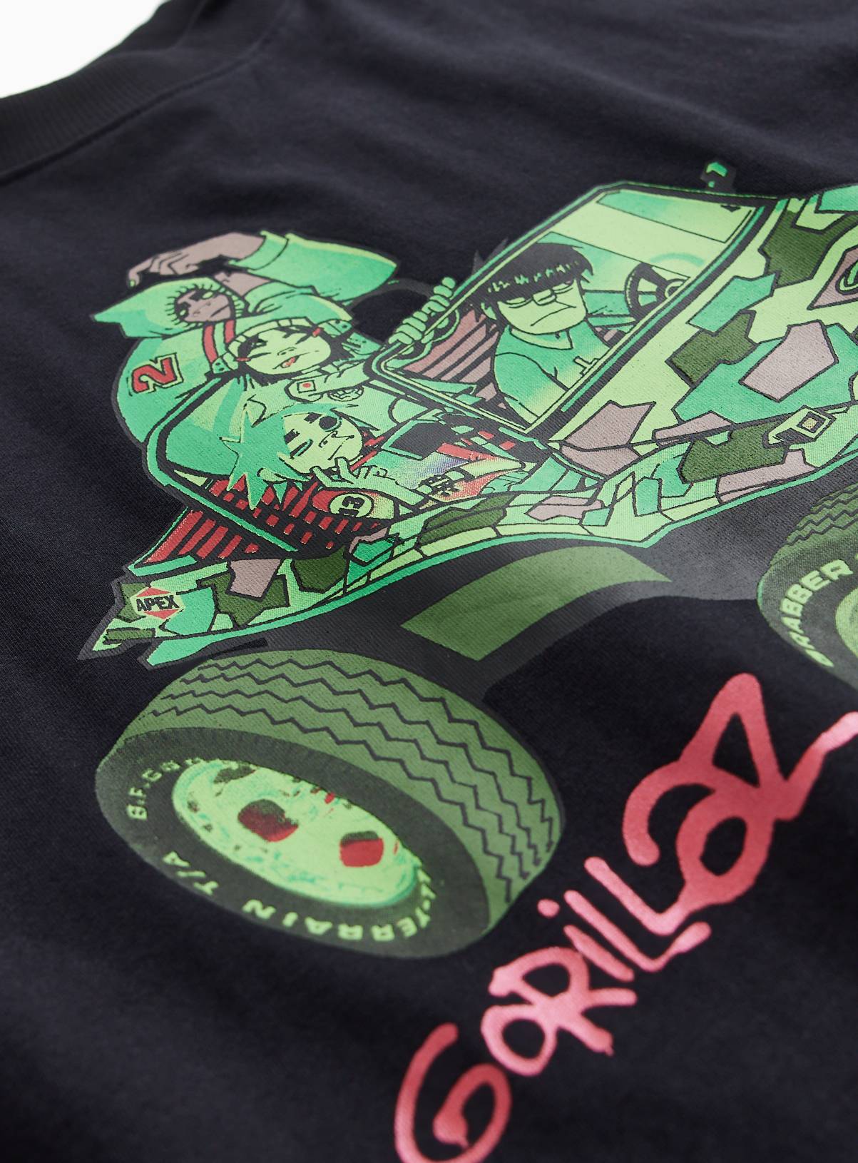 Black Gorillaz Graphic T-Shirt 9 years - Image 2
