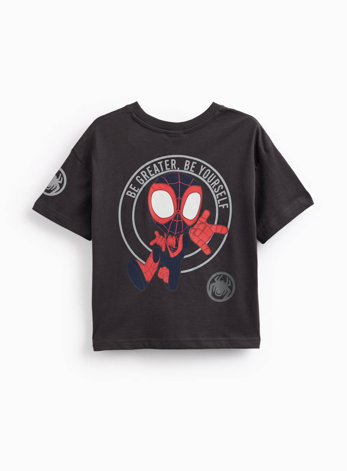 Black Spider-Man Graphic T-Shirt 2-3 years - Image 2