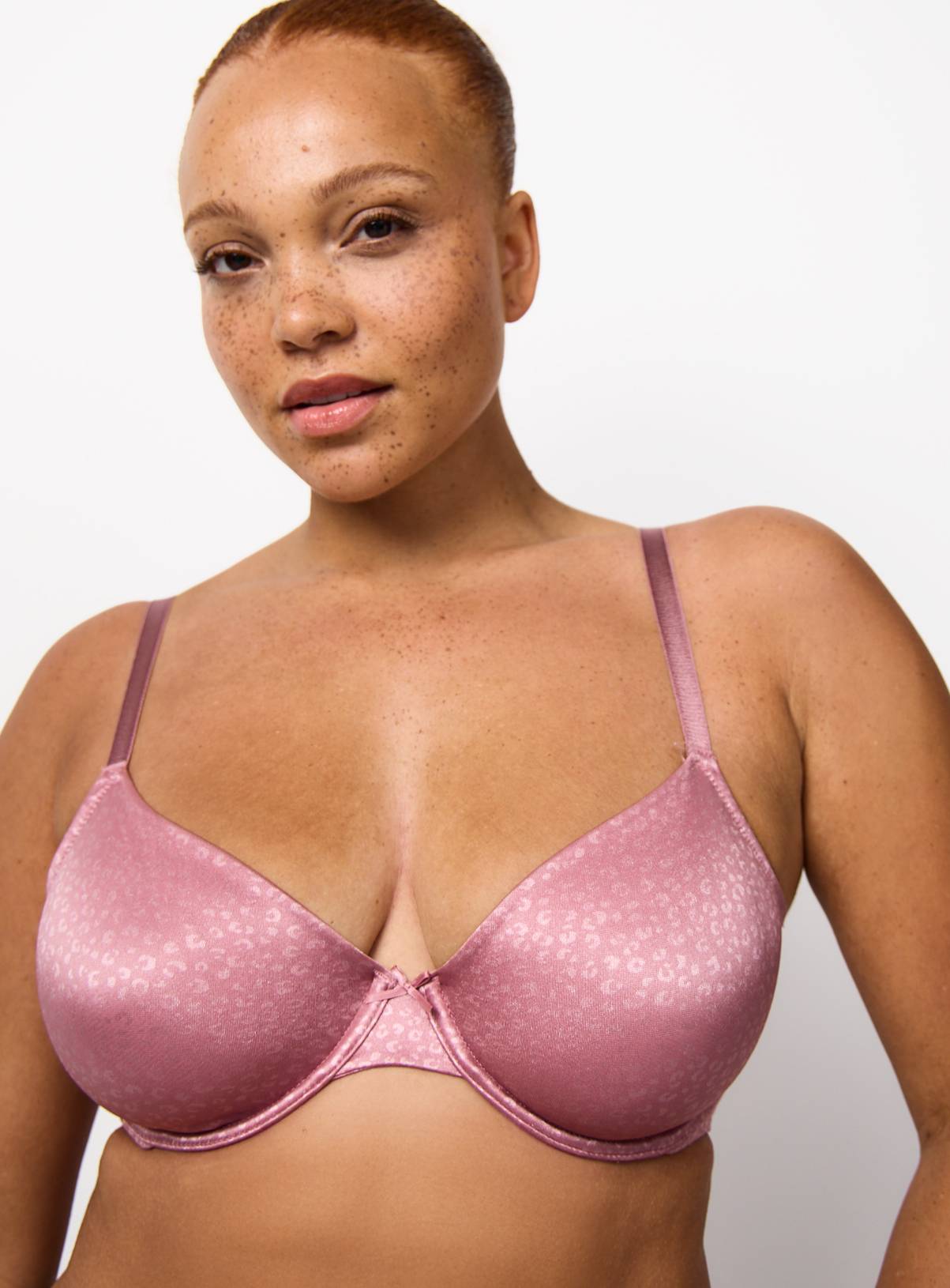 DD+ Animal Print T-Shirt Bras 2 Pack 36F - Image 2