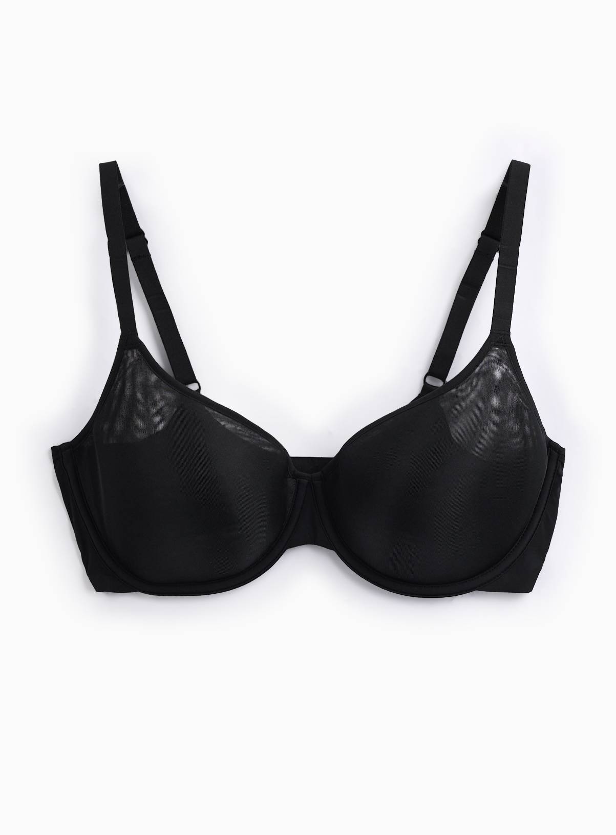 Flexform™ Black Wired Plunge Spacer Bra 34DD - Image 2