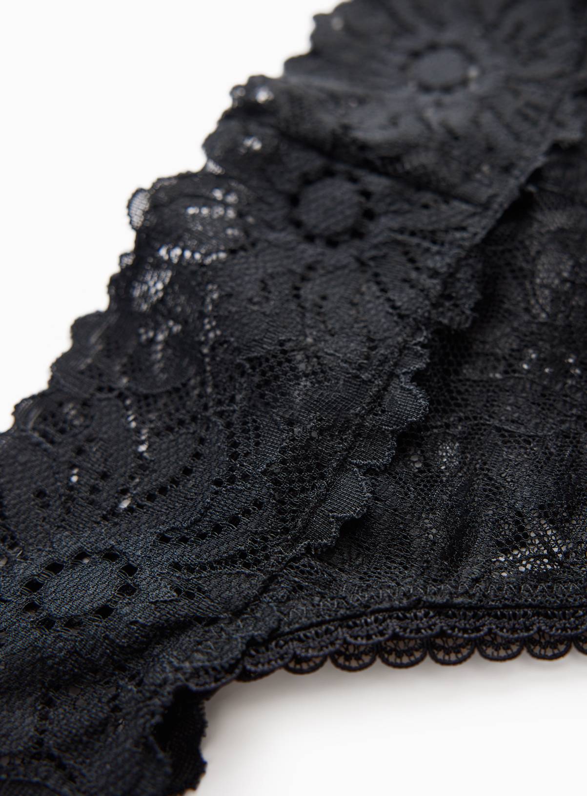 Black Halanka Lace Brazilian Knickers 2 Pack 16 - Image 3