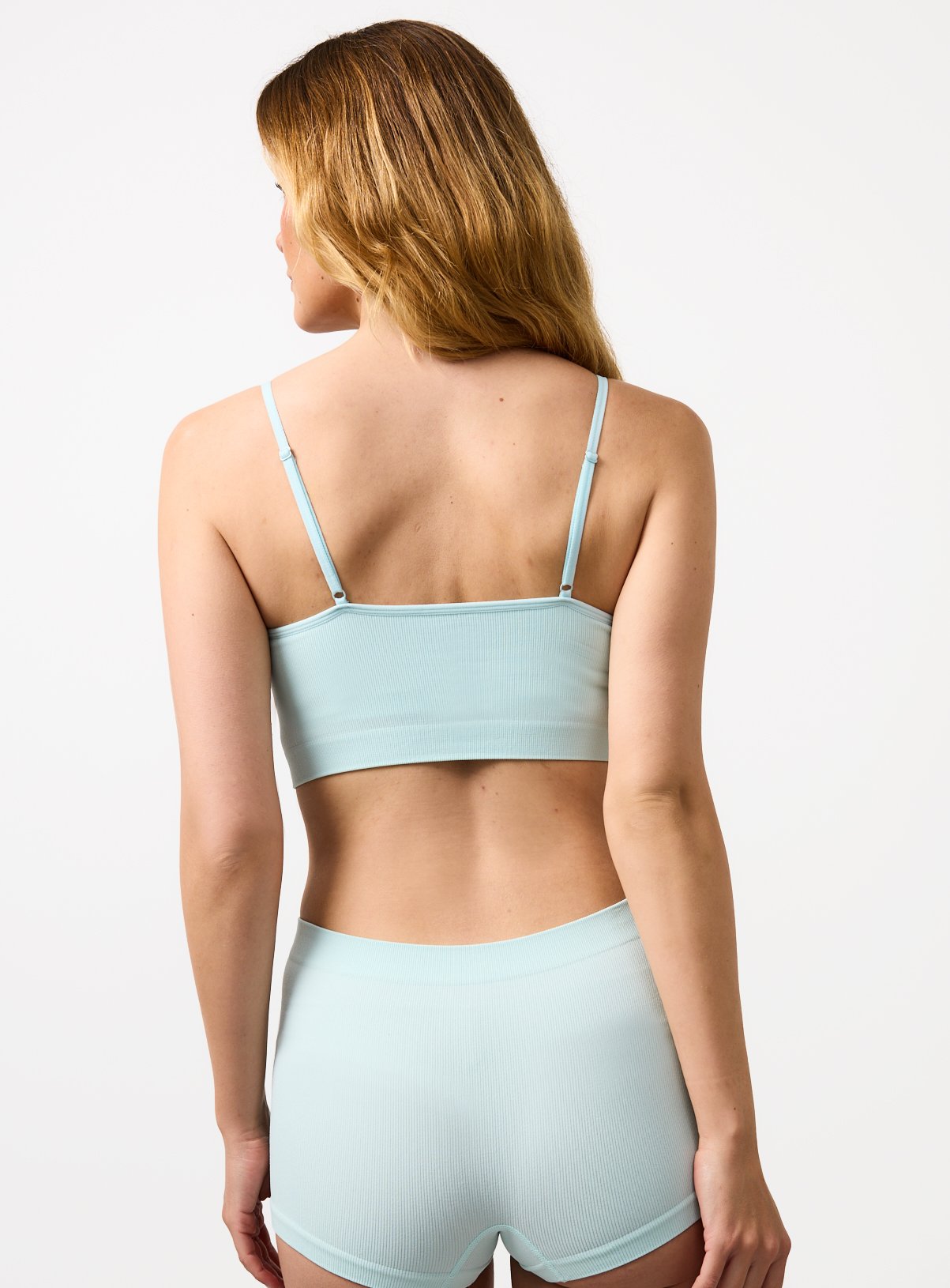 Strappy Ribbed Crop Tops 3 Pack XS - Image 6 thumbnail